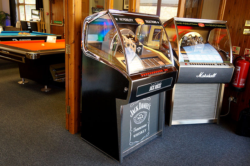 Sound Leisure Jack Daniel's Rocket CD Jukebox - On Display in Showroom